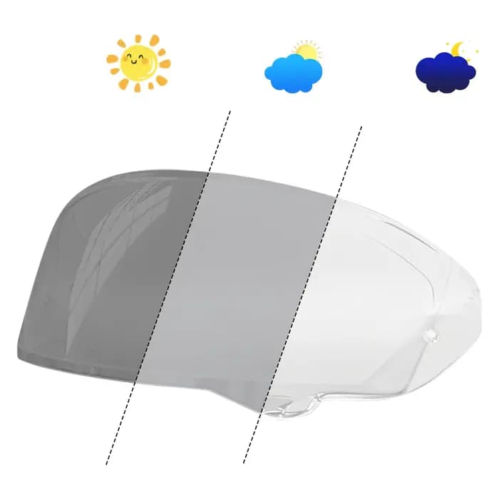 Visière photochromique I71 pour casque de moto HJC HJ-38 i71 F71 en carbone
