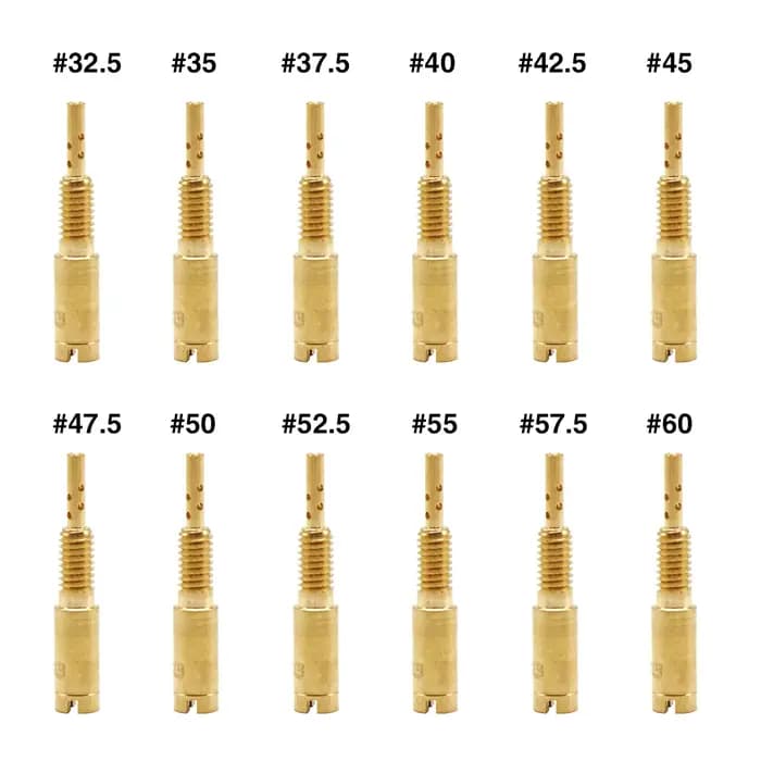 ZSDTRP 12/24 pièces Mikuni carburateur Jets pilotes Jet lent