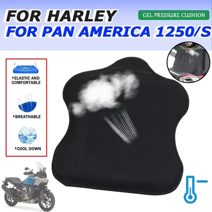 Housse de coussin d'air respirant pour siège de moto, en Gel, pour HARLEY PAN AMERICA 1250 S 1250 S