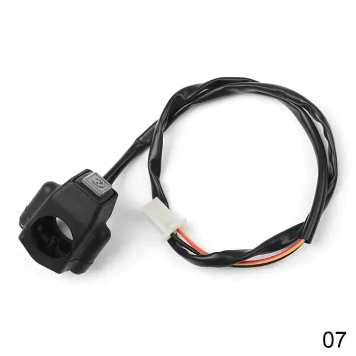 Bouton de poignée de commutateur pour moto, 22mm, pour lampe de travail, montage sur guidon, marche + arrêt, acier inoxydable, étanche, nouveau