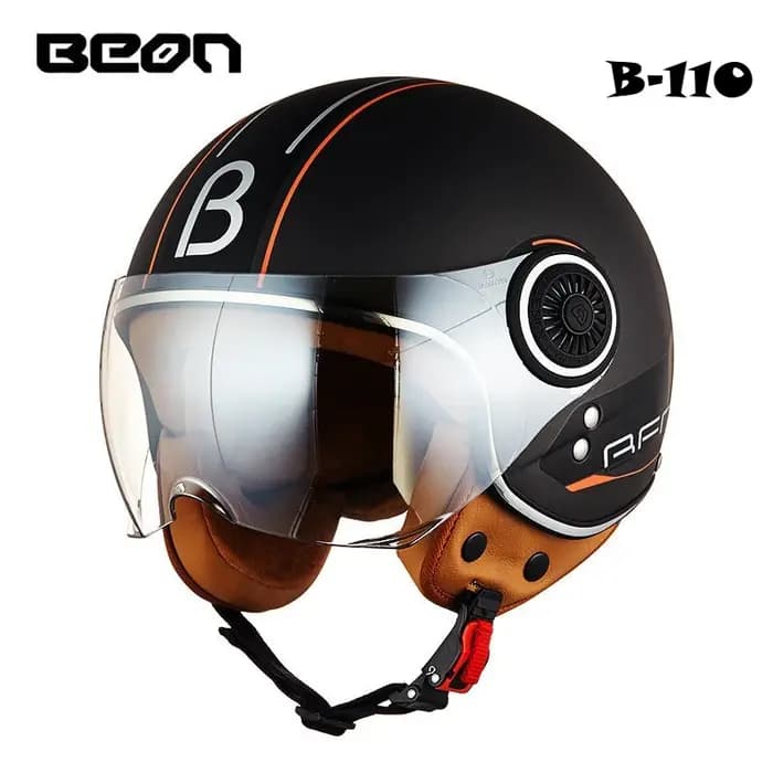 BEON B-110 casque de Moto rétro demi-casque pour véhicules électriques Locomotive accessoires de Moto Casco Para Moto