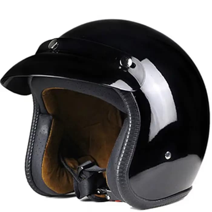 Casque de Moto Jet Vintage à visage ouvert, paquet de 3, certifié DOT, équipement de sécurité rétro