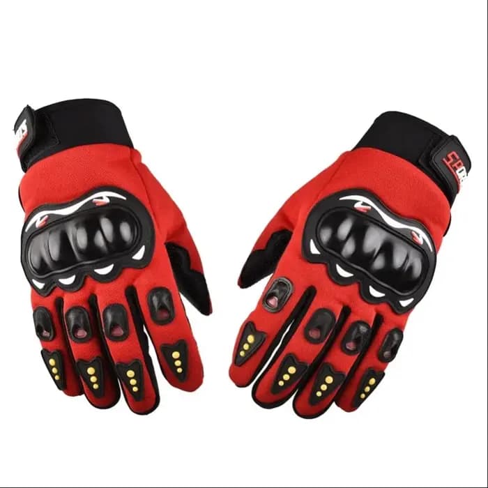 Gants de moto de protection des doigts complets