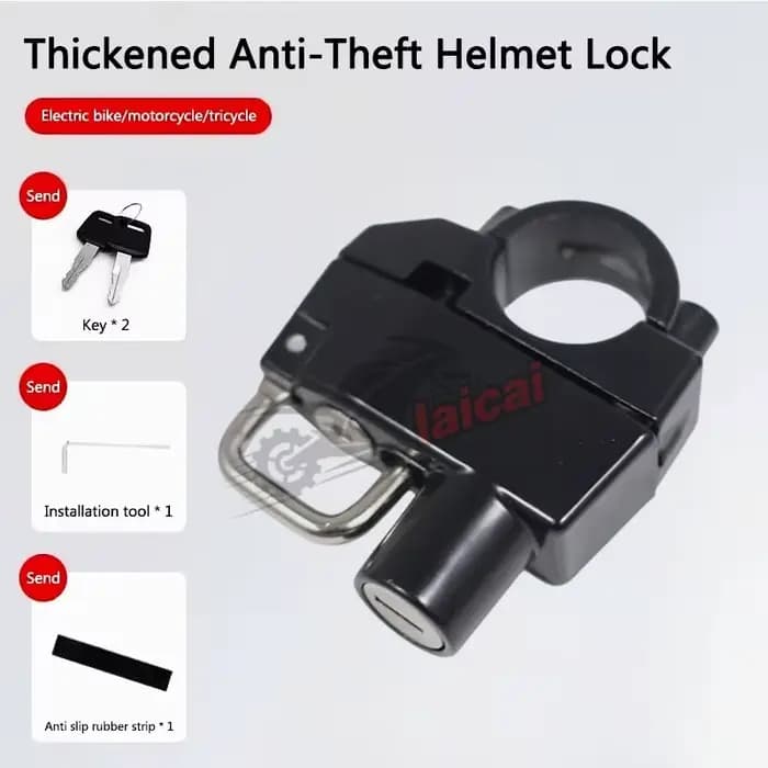 Convient pour PCX125 PCX150 PCX160 PCX 125 150 160 accessoires de moto de haute qualité CNC casque serrure antivol