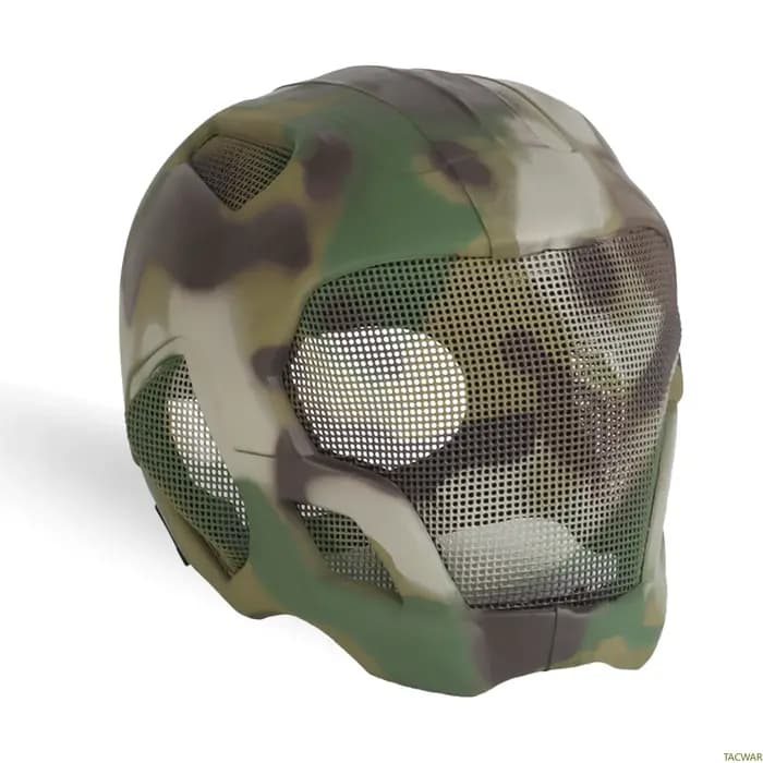 Casque intégral EVA Airsoft avec maille en acier respirante