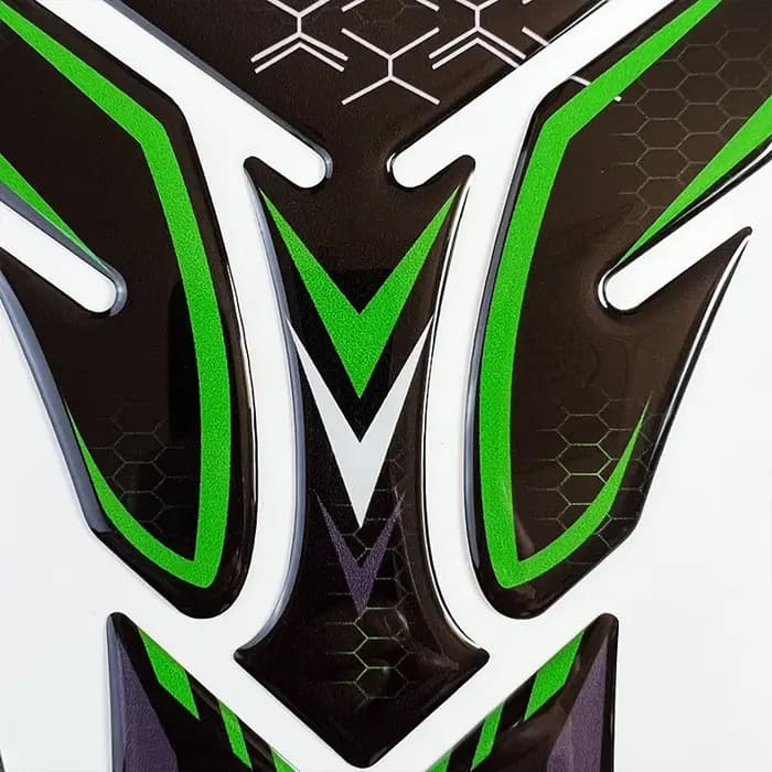 Autocollants 3D de protection de tampon de réservoir de moto, autocollants, accessoires pour Kawasak