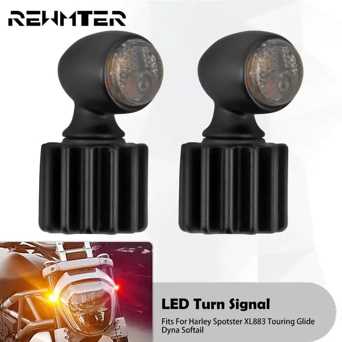Mini clignotant LED universel pour motos, feu avant et arrière pour Harley Sportster 883 1200 Tourin