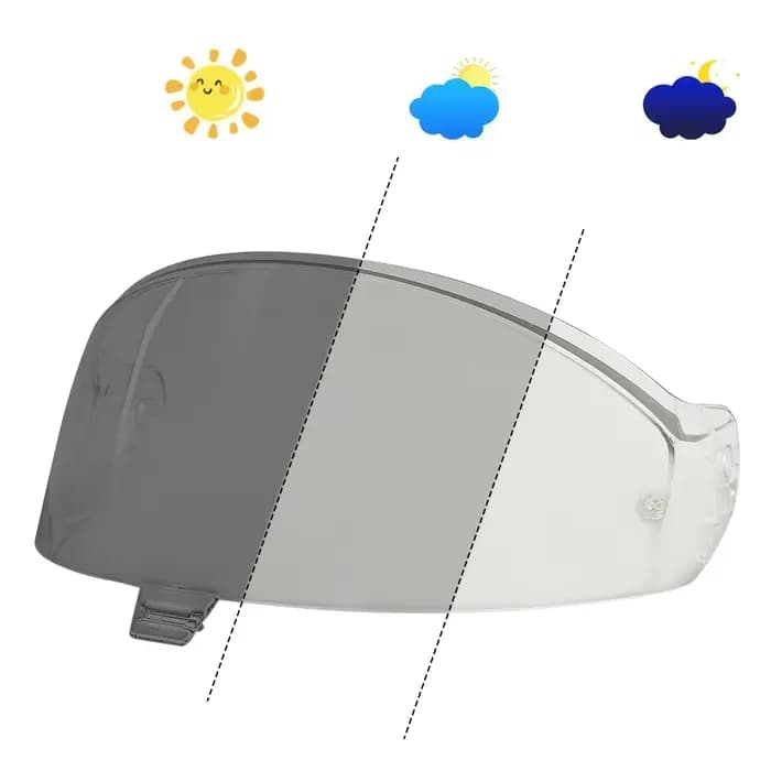 Visière photochromique pour casque Shark Skwal i3 d-skwal 3 Ridill 2 VZ400