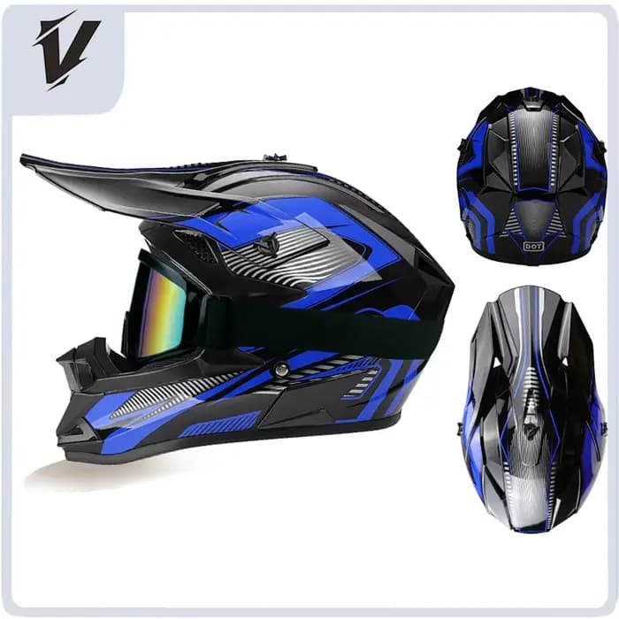VGV casque tout-terrain moto