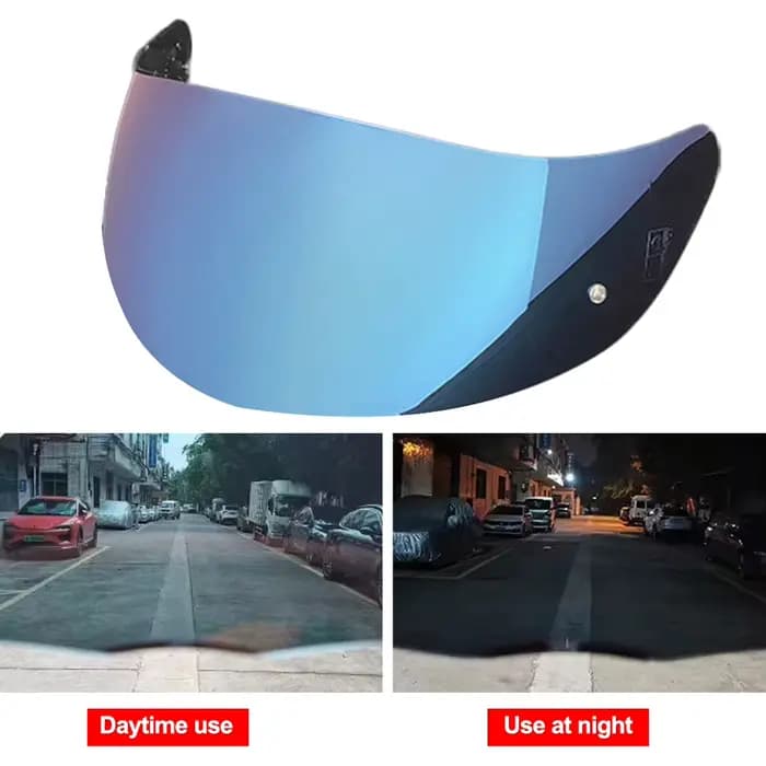 Casques de moto visière casque lentille