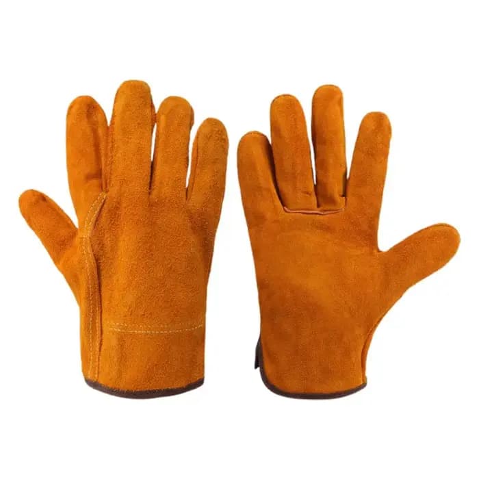Gants de travail en cuir de vache souple pour hommes