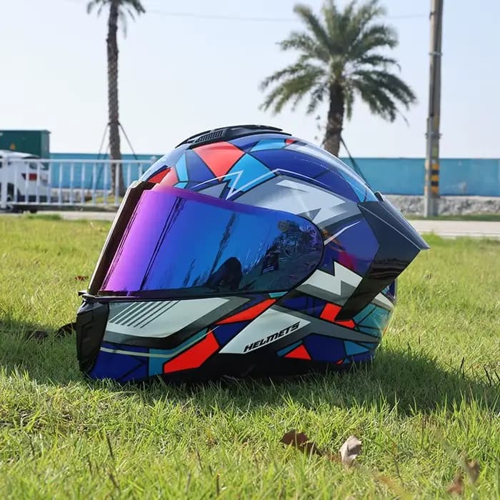Casque modulaire rabattable pour hommes et femmes
