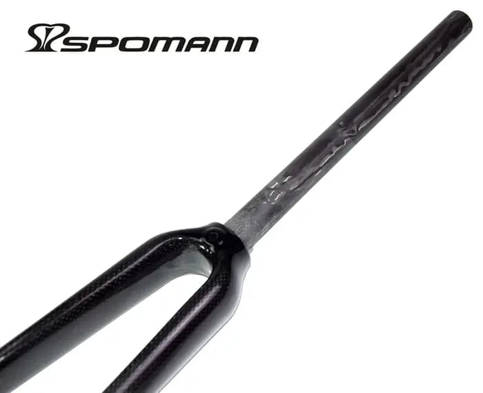 Date 700C 25.4mm course vélo de route brillant mat 3K UD fourche entièrement en fibre de carbone pis