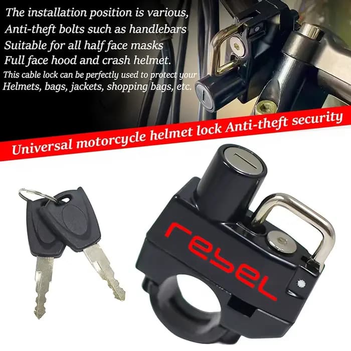 Convient pour Rebel CMX 250 300 500 1100 1100T DCT Cmx500 Cmx1100 accessoires CNC de moto recommandés serrure de casque