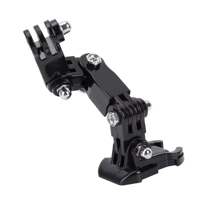 Kit de fixation mentonnière pour casque de moto compatible GoPro Hero 13 12 11 10 9 8 7 et DJI Action 6 5 Pro – Accessoires pour caméra