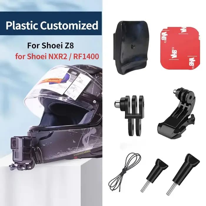 Support de menton pour casque de moto personnalisé