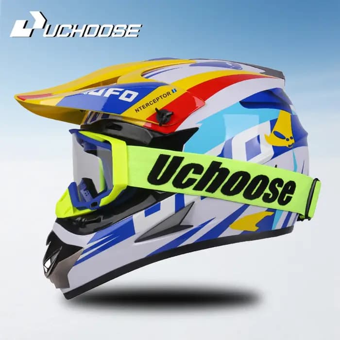 Casque de moto UCHOOSE professionnel pour motocross et tout-terrain