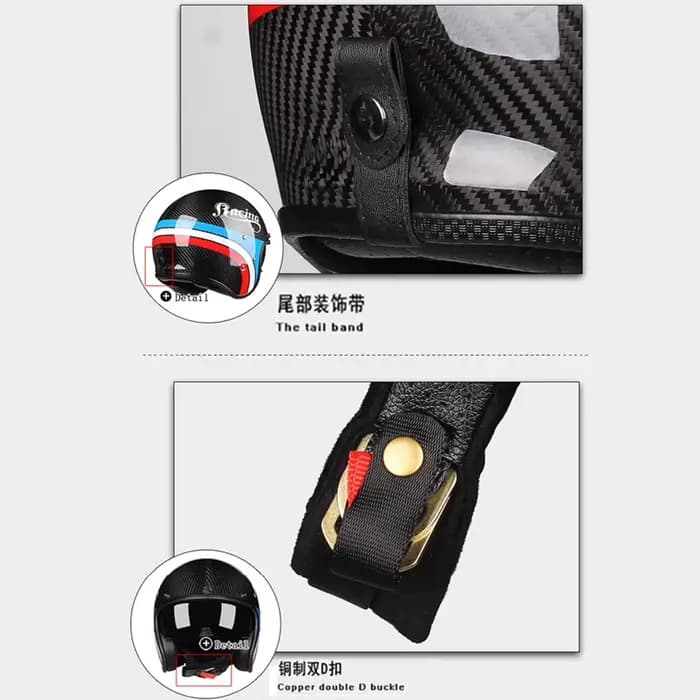 Casque de moto à visage ouvert approuvé ECE Dot