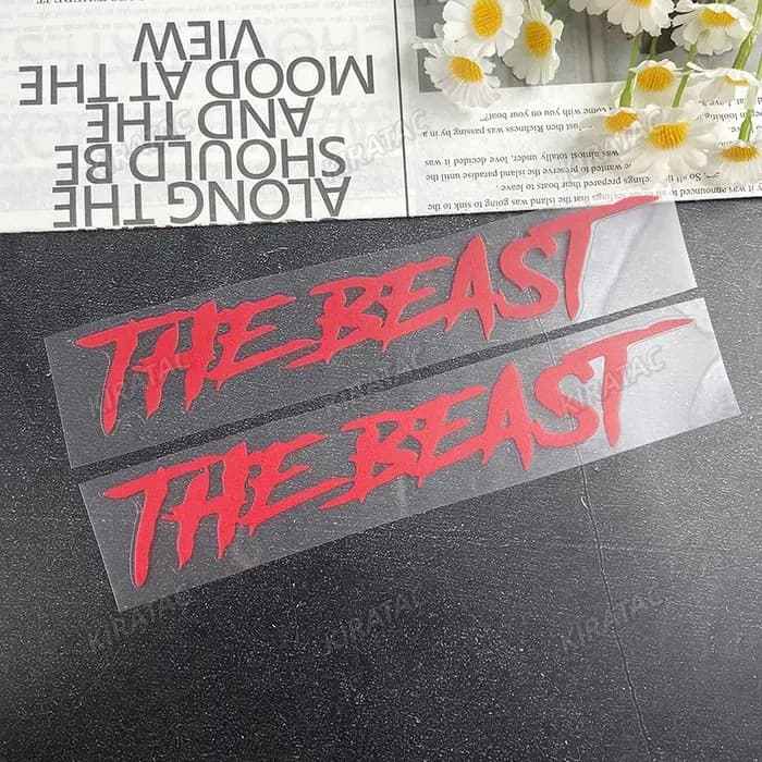 Autocollants pour casque de moto THE BEAST