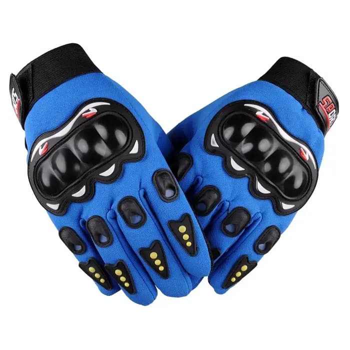 Gants de moto pour hommes, gants de course respirants à doigts fermés pour les sports de plein air e