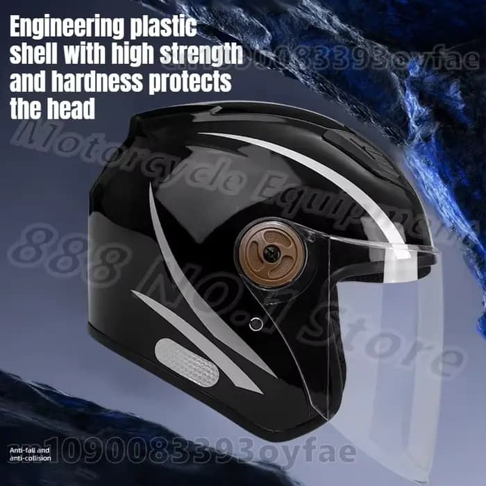 Casque de moto 6XL pour grande circonférence de tête (70 cm)