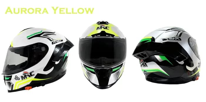 Casque intégral de moto MAC, certifié DOT et ECE, casque de course pour hommes et femmes, aéré, resp