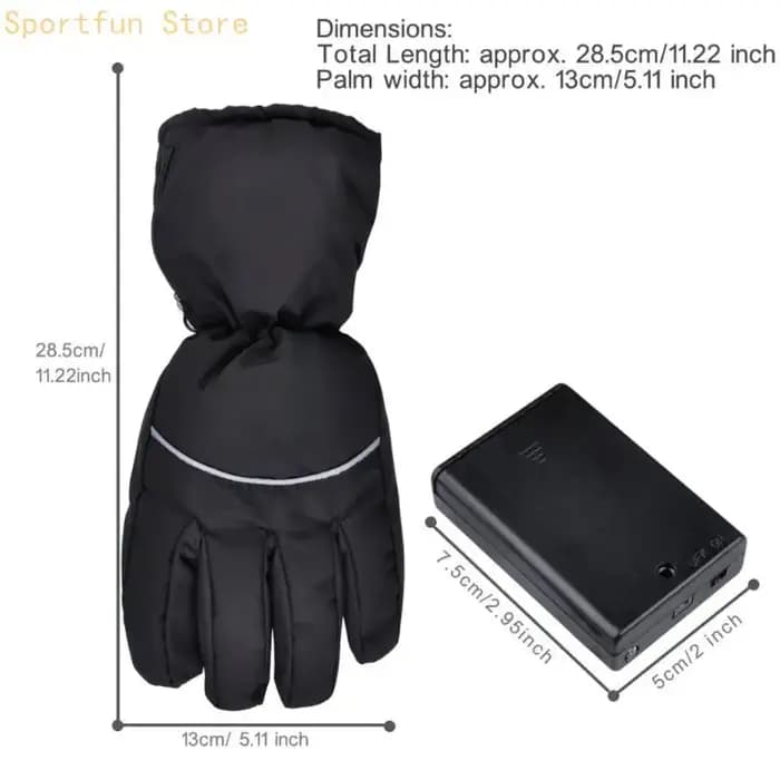 Gants chauffants d'hiver pour le cyclisme, le ski et les températures froides quotidiennes X7JD