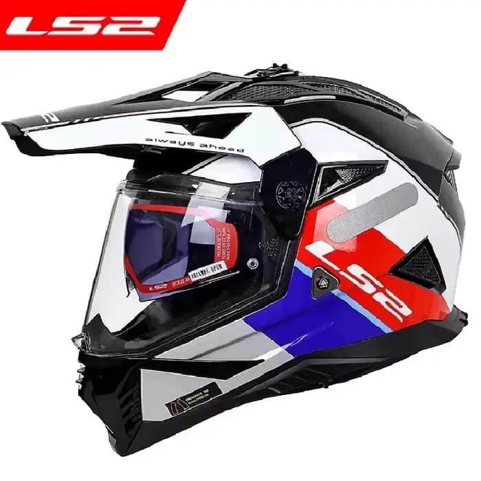 2025 LS2 Original MX702 casque de Moto intégral Double lentille hors Raod