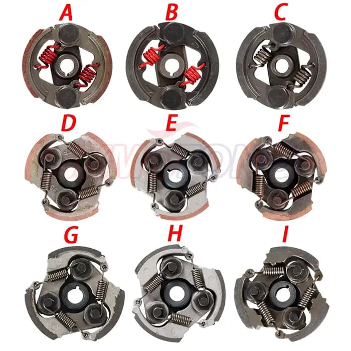 2 temps 47cc 49cc aluminium ou fer Minimoto embrayage centrifuge alliage Mini Moto Dirt Bike Atv Qua
