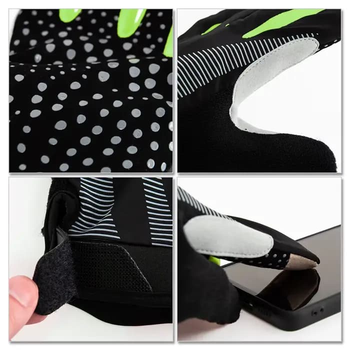 Gants de protection solaire en soie glacée pour hommes et femmes
