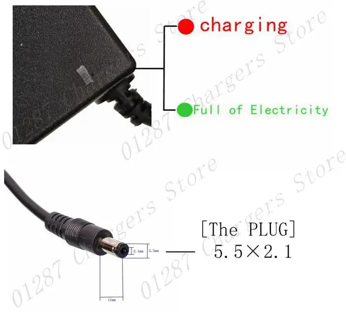 Chargeur 42V 1.5A, entrée 100-240 VAC, chargeur lithium Li-ion Li-poly pour vélo électrique 10Series