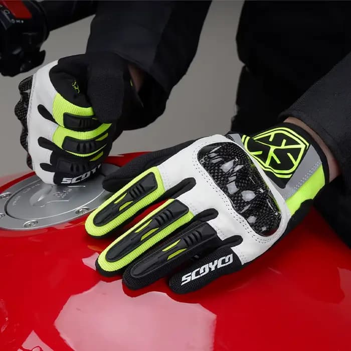 SCOYCO gants de moto coupe-vent toutes saisons unisexe résistant à l'usure adapté aux hommes femmes durables pour les besoins de conduite quotidiens