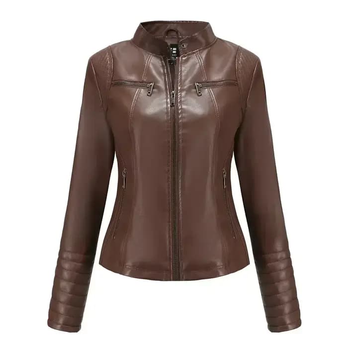 Vestes de motard en cuir PU pour femmes, vêtements pour femmes, combinaison de motard, vêtements d'e