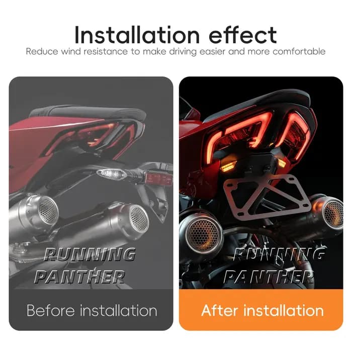 Nouveau support de plaque d'immatriculation pour moto Panigale V2 V4, style OEM pour Ducati PANIGALE V2 2025- Panigale V4 2025-