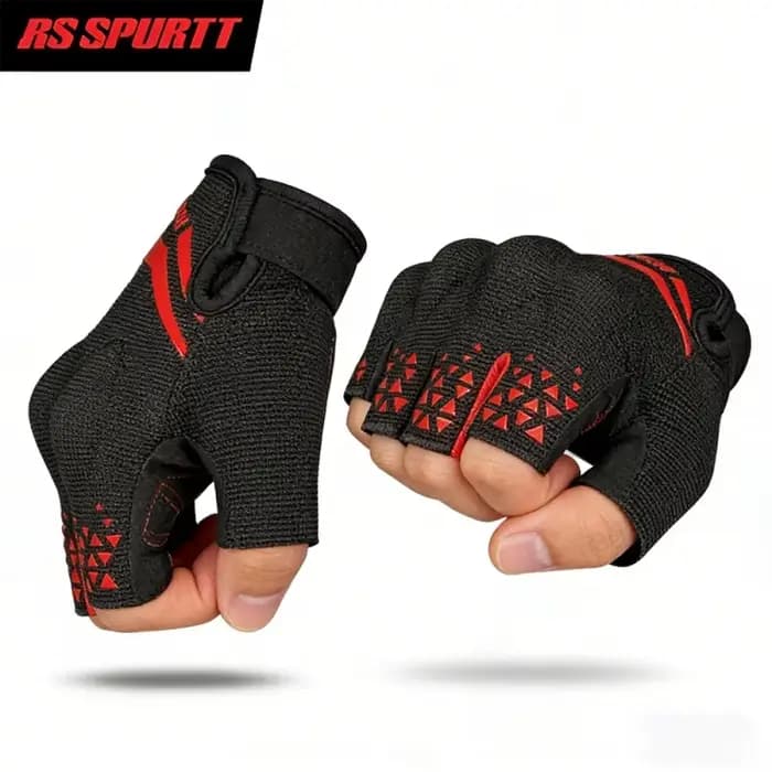 RS SPURTT RS09 gants Moto Polyester microfibre mince respirant anti-dérapant hommes femmes été demi doigt