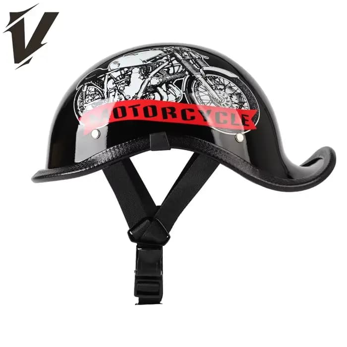 Casque de moto rétro pour la conduite urbaine, équipement de sécurité, demi-casque vintage unisexe,