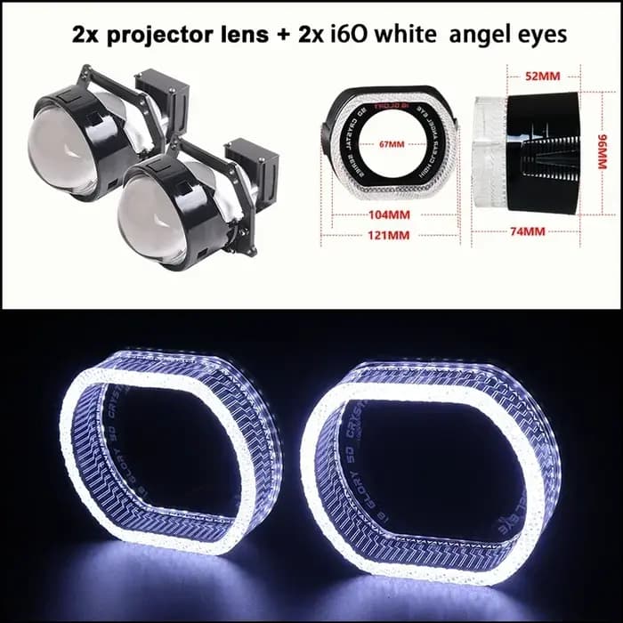 SANVI 3.0 Bi lentilles LED pour phares lentille de glace projecteur LED automatique phare Hella G5 3R