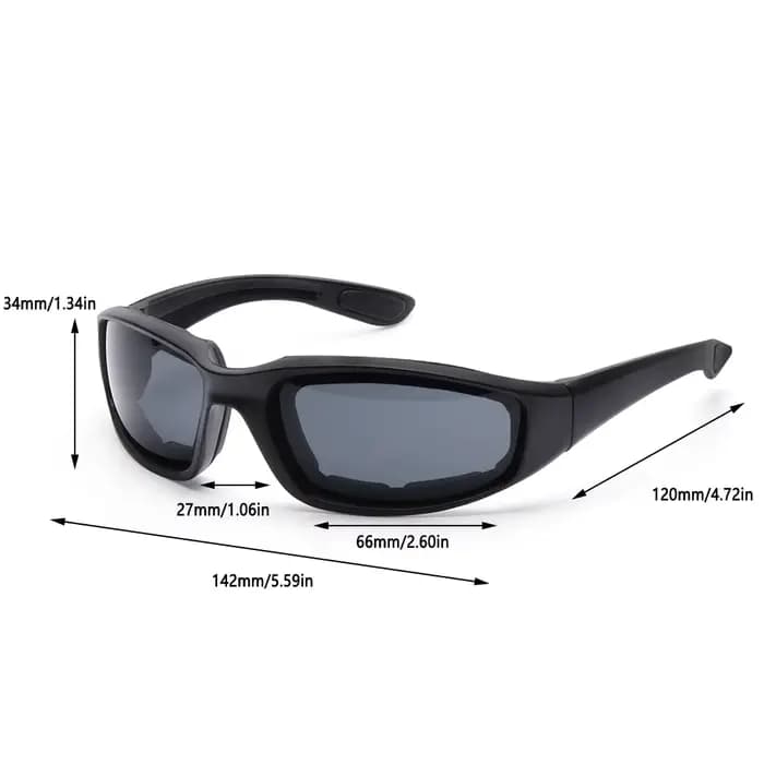 Lunettes de soleil d'équitation de moto