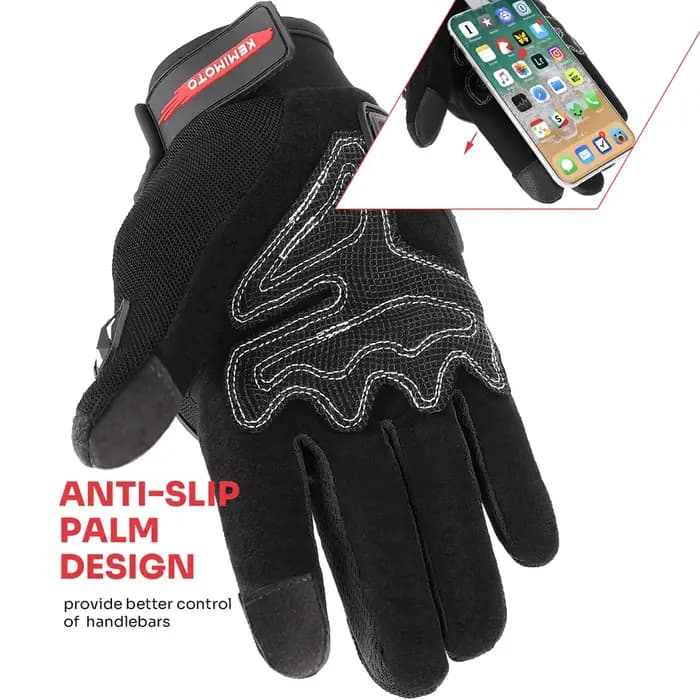 KEMITOUR été Moto gants CE écran tactile sport