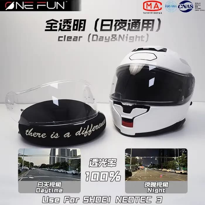 NEOTEC 3 visières de casque de moto pour SHOEI NEOTEC 3 protection UV Visera CNS-3C accessoires anti