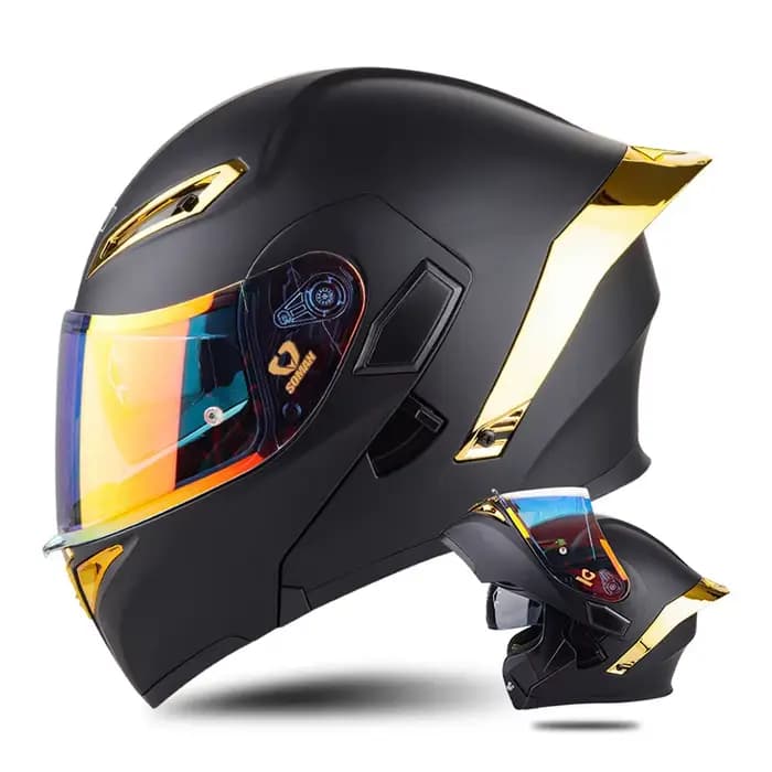 Casque de moto intégral universel approuvé par le DOT pour homme