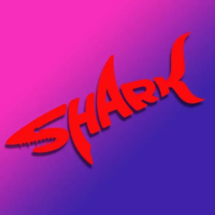 Autocollant de casque SHARK au design de lunettes stylées en vinyle pour moto