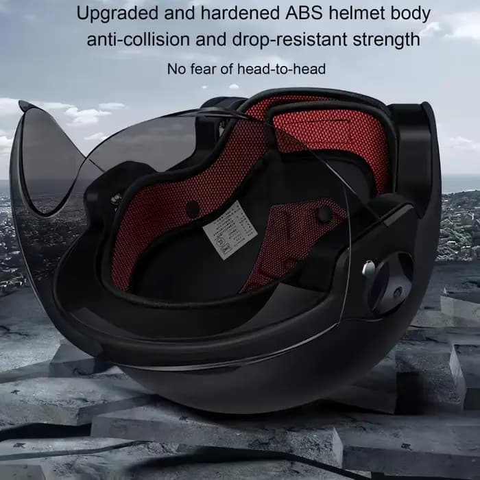 Casque de moto rétro pour homme