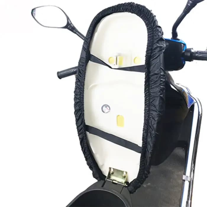 Housse de siège de moto, housse de selle universelle, Flexible et étanche, noire, 210D, anti-poussiè