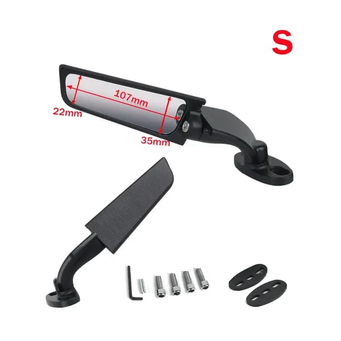 Rétroviseurs de moto modifiés pour Kawasaki Ninja 250 300 400 650 H2 H4