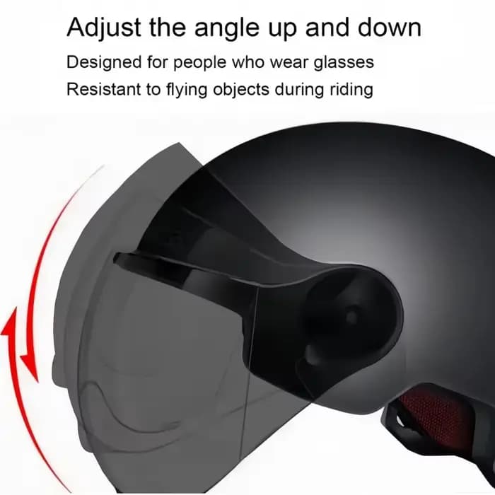 Casque de moto rétro pour homme