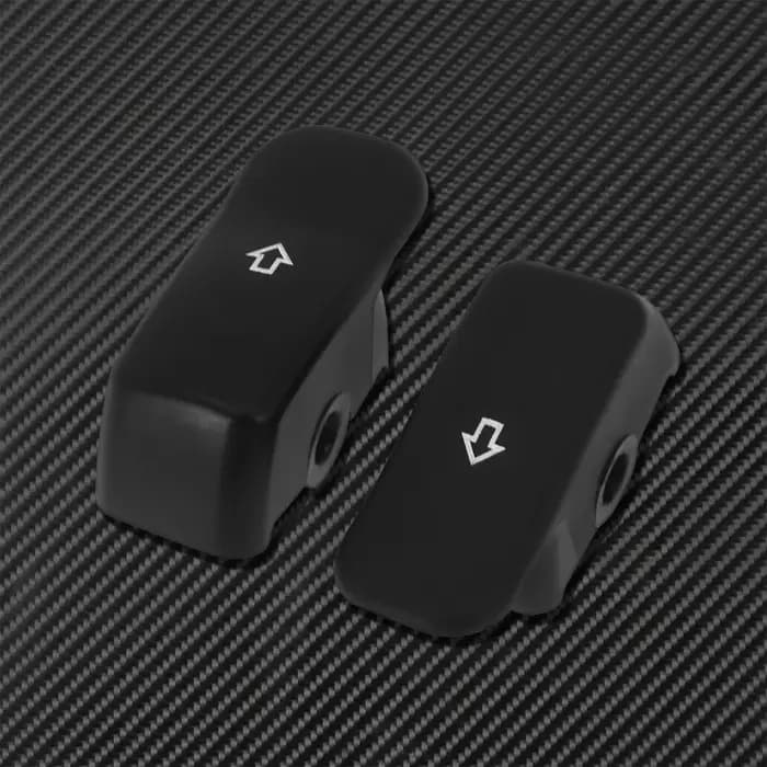 Capuchon d'extension de clignotant de moto, couvercle étendu de bouton de commutation noir pour Harl