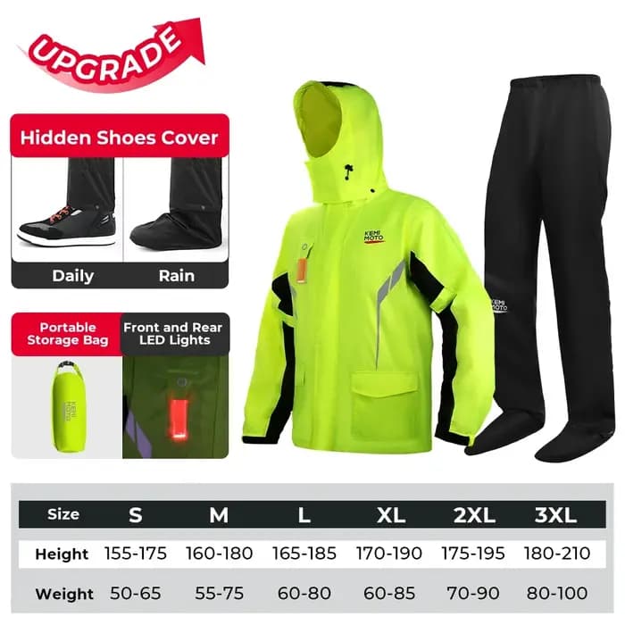 Ensemble imperméable pour moto
