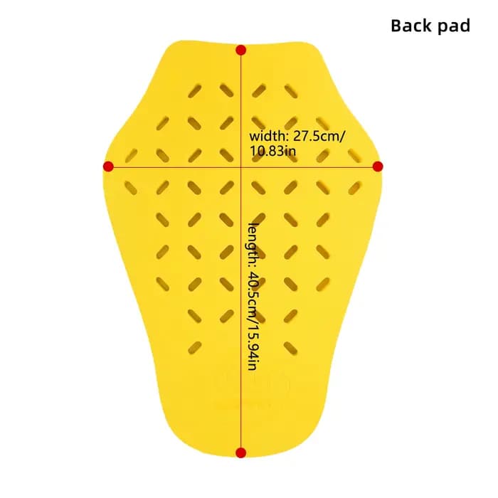 Équipement de protection universel intégré, certifié CE2, veste de moto, protection arrière, armure