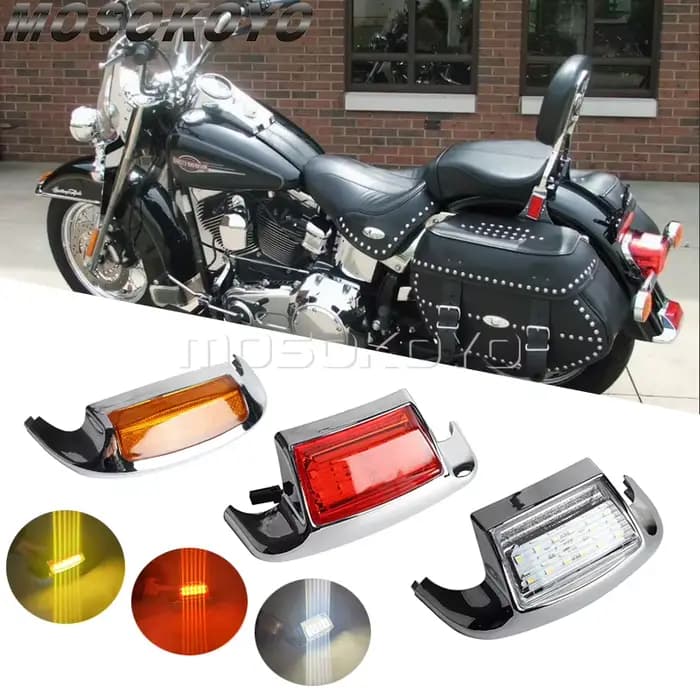 Feu de conduite avant et arrière pour Harley Heritage Softail Road King Electra Glide, feu de stop à